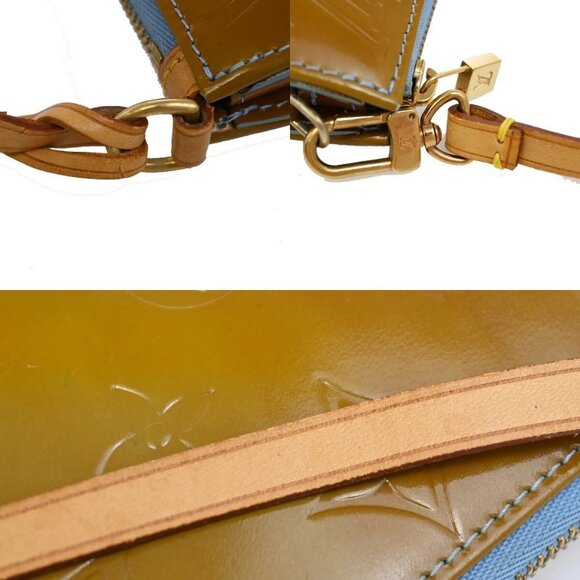 LOUIS VUITTON LV Lexington Shoulder Bag Monogram Vernis Yellow M91011 30EE810 - Picture 8 of 15